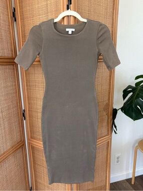 KOOKAI Bodycon Dress in Olive Green Size AU1/US2 | Summer, Minimalist